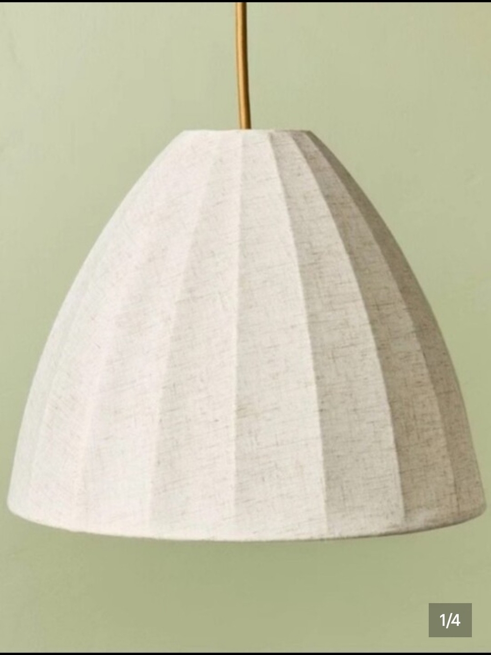 Hearth & Hand With Magnolia Neutral Linen Pendant Shade - White